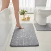 Lot de 3 tapis de bain antidérapants, mousse à mémoire de Voir les images du produit 3