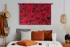 MuchoWow® Wandteppich Wandbehang Rosen - Rot - Blumenstrauß Produktbild-Vorschau 4