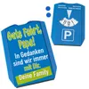 Parkscheibe mit Spruch - Gute Fahrt Papa! Deine Family als Produktbild-Vorschau 2