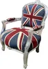 Casa Padrino Barock Kinderstuhl im Union Jack Design mit Produktbild-Vorschau 2