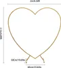 2,1x2m arche de mariage en forme de coeur métal fleurs Voir les images du produit 2