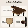 Drapak Fudajo z metalu 48 x 40 x 120 cm z sizalem, mebel do Podgląd zdjęcia produktu 5