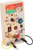 Busy Toddler Board mit 8 LED-Lichtschalter Holz Weihnachten Produktbild-Vorschau 1