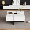Tavolino – finitura lucida, dimensioni 70x70x35 cm, con Anteprima dell’immagine prodotto 5