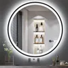 GIMBELEN Runder LED-Badspiegel 70 cm, 3 Lichtfarben, Produktbild-Vorschau 1