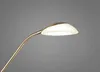 A close-up of a modern desk lamp with a flexible neck and a white, oval-shaped shade. Anteprima dell’immagine prodotto