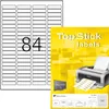 TOP STICK Universal-Etiketten, 46 x 11,1 mm, weiß, 100 Produktbild-Vorschau 2