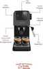 Ekspres przelewowy Grundig 15 bar dysza do mleka KSM 4330 Podgląd zdjęcia produktu 3