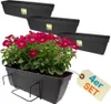 4er Set Blumenkasten Balkongeländer Balkon Blumenkasten Produktbild-Vorschau 1