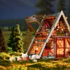 Puzzle en bois 3D Rolife DIY « Cabane à toit en A » Voir les images du produit 13