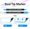 Acrylstifte für Steine,12 Farben Wasserfest Dual Tip Marker Produktbild-Vorschau 3
