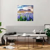 Bilder auf glas - Berge Wiese Blumen - 60x60cm - Glasbilder Produktbild-Vorschau 6
