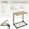 TecTake 404442, Boční/koncový kávový stolek, Dřevo Náhled obrázku produktu 12