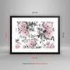 Gerahmtes Poster - Schwarzer Rahmen - Blumen Blätter Produktbild-Vorschau 5