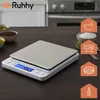 Präzisions-LCD-Küchenwaage bis 2 kg mit 2 Schüsseln – Ruhhy Produktbild-Vorschau 8