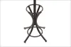 A dark brown coat rack stand on a white background. Podgląd zdjęcia produktu