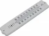 A white thermometer is shown against a white background. Voir les images du produit