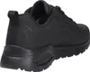 A black Skechers Uno Lite sneaker shown from a rear-side angle on a white background. Produktbild-Vorschau