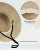 Cappello di paglia Zylioo da spiaggia per l'estate con tesa Anteprima dell’immagine prodotto 6