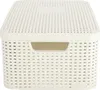Panier Curver STYLE2 LID M, creme, avec couvercle, 42x29x19 Voir les images du produit 15