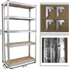 2x Schwerlastregal 180x90x40 cm 875 kg mit 5 Böden je Regal Produktbild-Vorschau 4