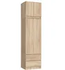 Kleiderschrank AKORD S60 mit Aufsatz Sonoma-Eiche 60 cm 2 Produktbild-Vorschau 1
