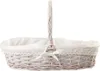 WANDERLUST DECO Gefütterter, weiß lackierterKorb 50x33x30h Produktbild-Vorschau 2