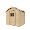 Timbela Kinderspielhaus aus Holz MIT BÖDEN - Spielhaus im Produktbild-Vorschau 6