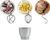 A collage of images showing a cake, a dessert, bread, and kitchen mixer attachments. Náhled obrázku produktu