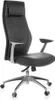 Chaise de bureau en cuir véritable noir Chaise de bureau Voir les images du produit 1