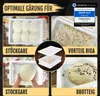 DELICRET - Pizzaballenbox mit Deckel | Gärbox für Pizza - & Produktbild-Vorschau 2