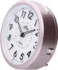 MPM-Quality Wecker Altin rund Ø 105 mm Kunststoff Rosa Produktbild-Vorschau 2