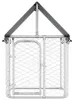 vidaXL Chenil d'extérieur avec toit 100x100x150 cm Voir les images du produit 4