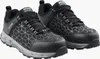 A pair of black VEVOR safety sneakers with a geometric pattern on a white background. Produktbild-Vorschau