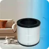 A replacement filter for an air purifier is shown in a living room setting with a couch and a cat. Náhled obrázku produktu
