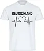 multifanshop Herren T-Shirt - Deutschland - Herzschlag, Produktbild-Vorschau 1
