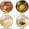 8 Stš¹ck Kescher fš¹r Fondue Sieb Edelstahl Kš¹chensieb mit Produktbild-Vorschau 5