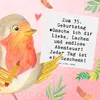Mr. & Mrs. Panda Grußkarte Spruch 35. Geburtstag - Weiß - Produktbild-Vorschau 5