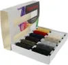 Ackermann Nähgarnbox Weiss Farben-Mix Polyester 12 x 1000m Produktbild-Vorschau 3