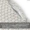 wometo 2er Set Kissenbezüge Strick 45x45 weiß - Produktbild-Vorschau 5
