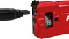 A close-up of a red power bank with a black charging cable connector about to be plugged in. Anteprima dell’immagine prodotto