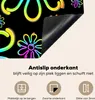 KitchenYeah© Herdabdeckplatte Blumen - Neon - Muster - Produktbild-Vorschau 4