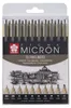 Sakura Pigma Micron, Schwarz, Rund, Sichtverpackung, 10 Produktbild-Vorschau 2