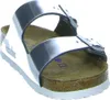 Birkenstock Damen Arizona Leder, Silber Metallic Silver, Produktbild-Vorschau 6