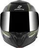 Bogotto FF404 Ezion Klapphelm, schwarz matt/grün, M Produktbild-Vorschau 5