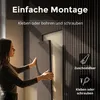 Dalsys 4x Akustikpaneele Holz 120x60cm mit Lamellen Walnuss Produktbild-Vorschau 7