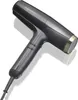 A black professional hairdryer with gold accents is shown against a white background. Anteprima dell’immagine prodotto