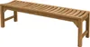 Teako Design Teakholz Gartenbank Ferrara Massivholz Produktbild-Vorschau 1