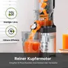 AMZCHEF Entsafter mit 113MM Einfüllöffnung, 1,8 L Slow Produktbild-Vorschau 5