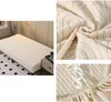Moderne, einfarbige, armlose Schlafcouch, beige, 190–225 cm Produktbild-Vorschau 3